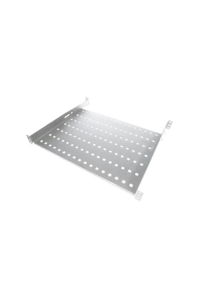 Alantec Rolă de oțel 19 " 1U, lungime 450mm, gri, 4 puncte de prindere.