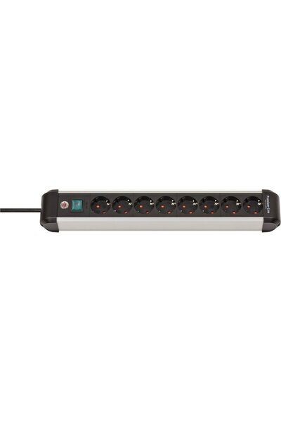Brennenstuhl Premium-Alu-Line power strip, 8 x 3 m