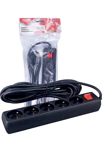 OFFICE products Prelungitor 3m/5g negru