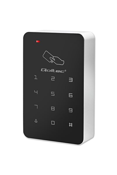 Qoltec FEBE Lacăt cu combinație cu cititor RFID, card cu cod, breloc EM