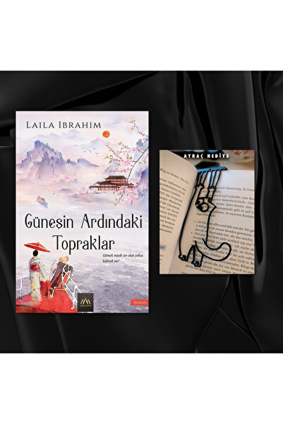 Arkadya Yayınları Lands under the Sun / Bookmark with Swinging Cat Figure Gift