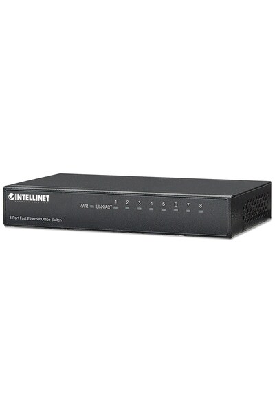 Intellinet 523318 Switch 8x RJ45 10/100Mbps, metal housing