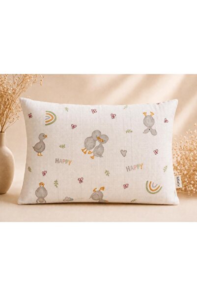 %100 Pamuk Müslin Bebek Yastık Kılıfı - 2 Adet 35x45