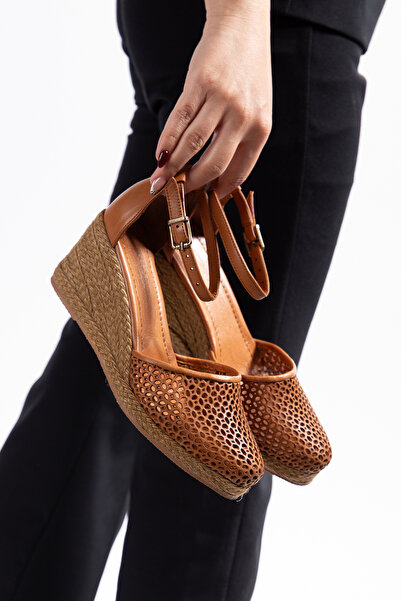 Elile Shoes Hakiki Deri Espadril 33-34- 42-43-44-45 Numara Kadın Sandalet