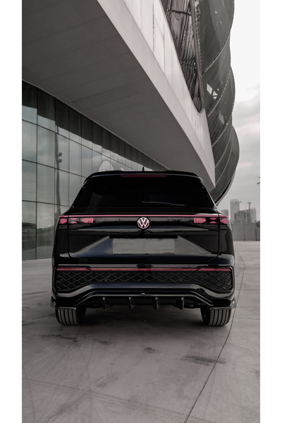 TMZ Garage Volkswagen Tayron 2025+ R-Line Arka Difüzör | Piano Black Sportif ...