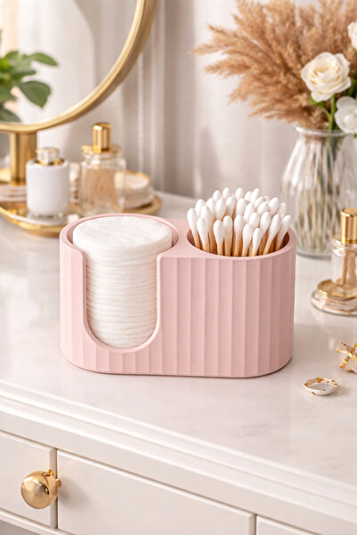 Arvella Studio Cotton and Ear Swab Organizer |   Stylish Bathroom Organizer B...