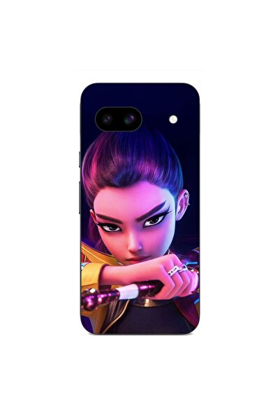 OEM Калъф, съвместим с Google Pixel 8A, силиконов гел TPU, с десен KPop Demon...