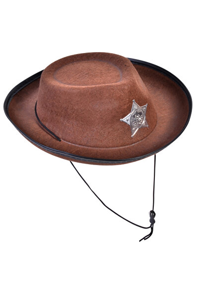 Zumzeria Pălărie maro de cowboy pentru deghizare