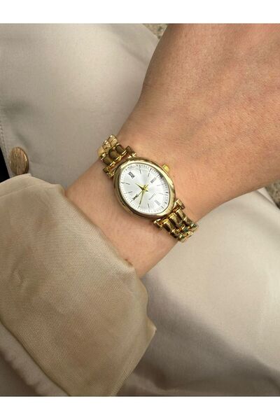rubsey Minimal Metal Women's Wristwatch Gold