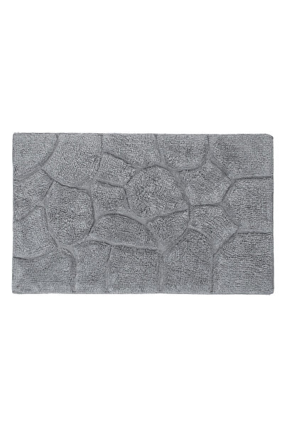 OEM Covoraș de baie gri cu model de piatră 50x80cm