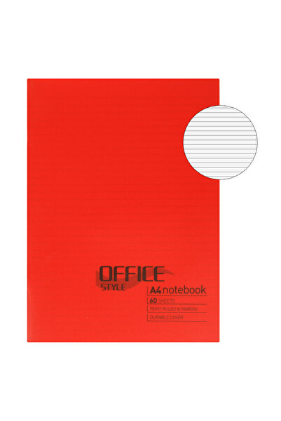 Zumzeria Student Notebook A4 Dictation Red Cover - 60F