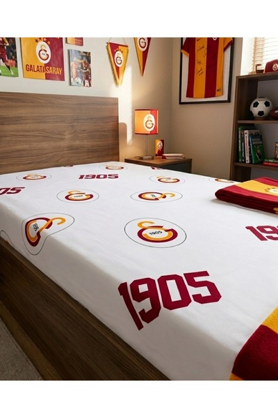Zorluteks Cearșaf elastic Taç Galatasaray 100x200 cm. 100% bumbac