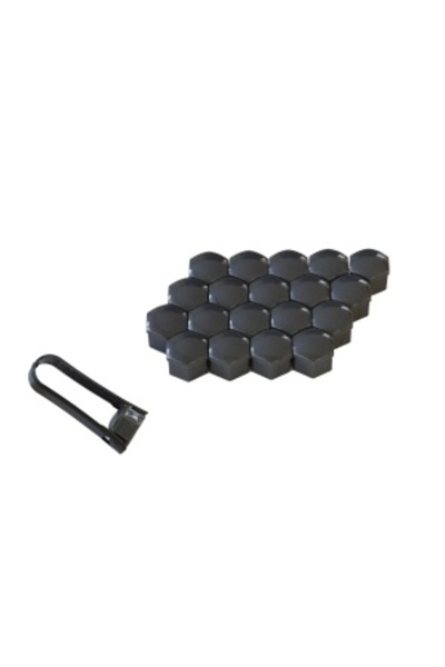 Aftermarket Set 20 Capace Prezoane 19 mm + Cleste de Montare – Gri