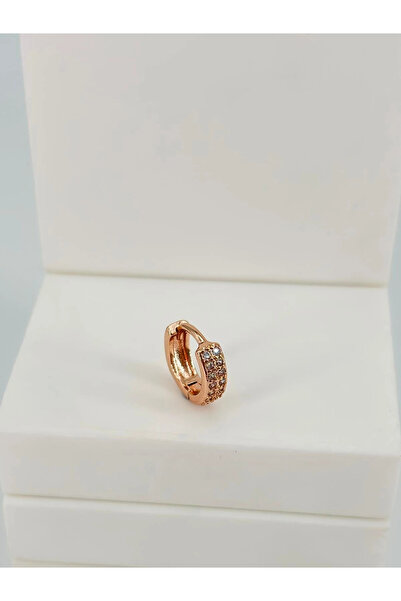 eco port Rose Zircon Stone Tip: Brass Cartilage Bar Length: 6 mm / Bar Thickn...