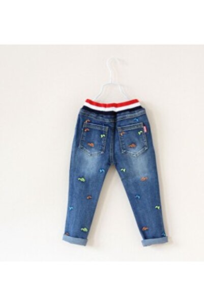 Yolka clothing Jeans cu broderie fete