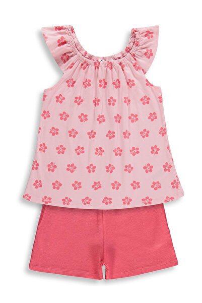 Civil Girls Floral Set for 6-9 Years - Pink