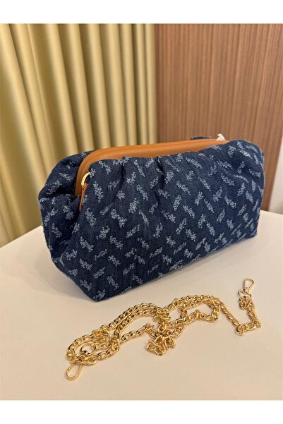 MU&ME BOUTİQUE Geantă KLAÇ MODEL DENIM MĂRIME MEDIE