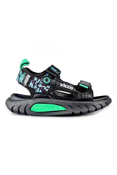 Vicco 332.F26Y.179 Konan Filet crno-beli sandali za dečake