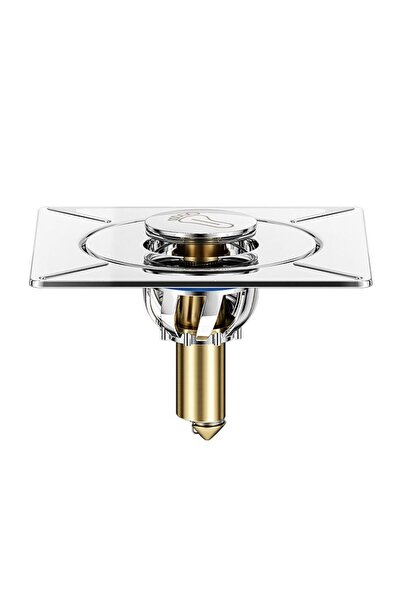 Choice WHITE Durable Press-Type Floor Drain Stainless Steel Shower Foot Floor...