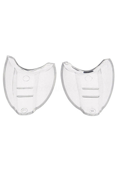 choice2 2pcs Transparent-L 2/4pcs Fashion Eye Flexible Clear Shields Anti Fog...