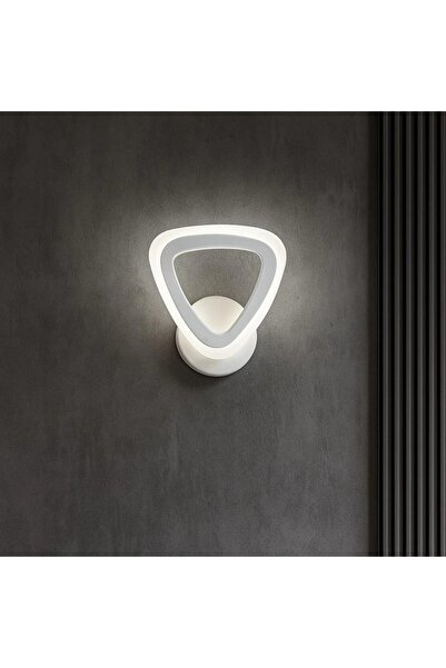 Elektroyou MS39006-1 Beyaz Mimari 3 Renk Ledli Lüks ModernDuvar Lambası Ledli...