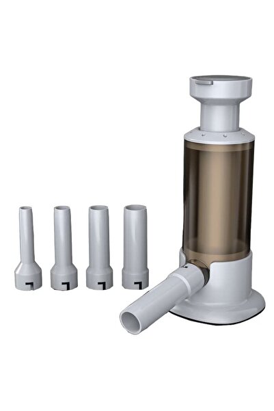 OEM 5-piece sausage stuffing set with 4 tubes, brown, 26.3x11x11cm
