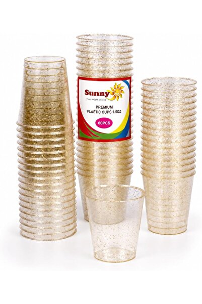 Sunny Your Bright choice Premium Reusable Plastic Shot Cups 1.5oz (45ml) – Di...
