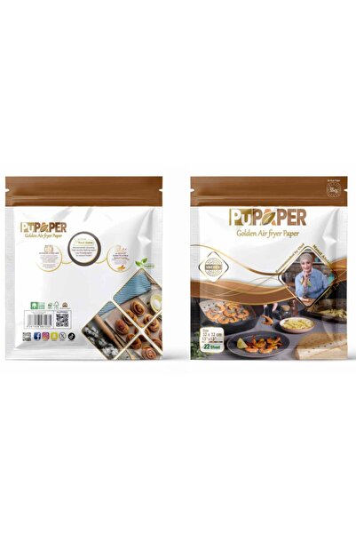 PuPaper ورق طهي سويدي للقلاية الهوائية، ورق خبز مربع 32 × 32 سم - 22 ورقة |  ...