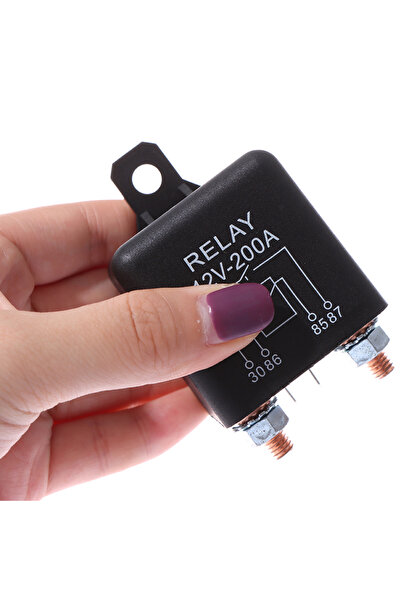 Choice onesize 12V 200 Amp Heavy Duty Split Charge/Winch Relay for Car Van Bo...