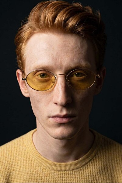 Bilge Karga Brina Gold Yellow Men's Sunglasses