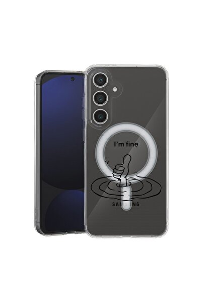 bestcase Husă pentru Samsung Galaxy A36 cu designul „I'm Fine”, TPU anti-șoc,...