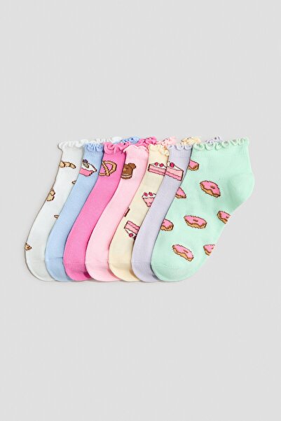 H&M 7'li Patik Çorap