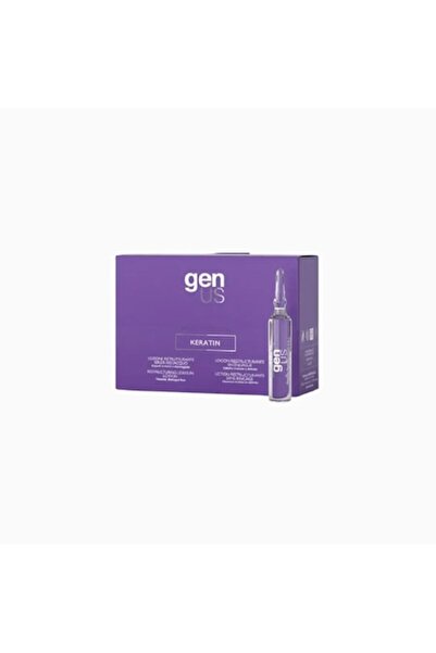 Genus Balsam de păr cu cheratină, set 12x10 ml, pentru păr creț, regenerare i...