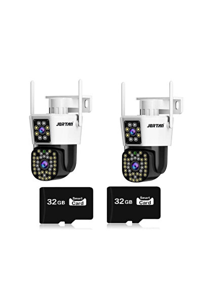 OEM Set 2 Camere Supraveghere - Jortan 6MP Full HD 4K - Detectare Umana si Fa...