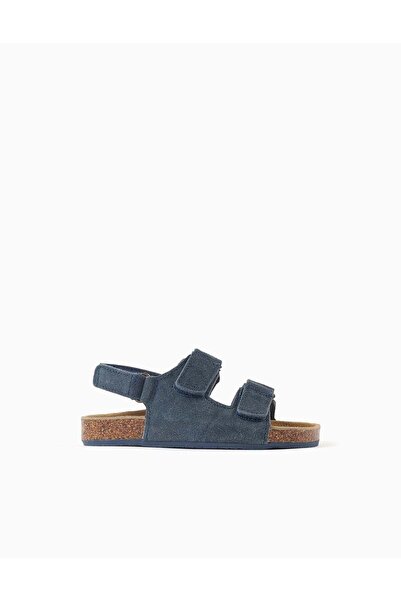 Ziddy Cork Sandal Leather Night Blue