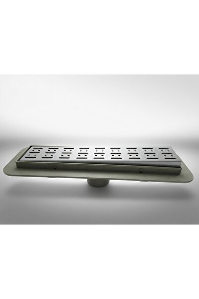 OEM Duş Kanalı - 30 cm Paslanmaz Izgaralı Yer Sifonu - Koku Önleyici Sistemli