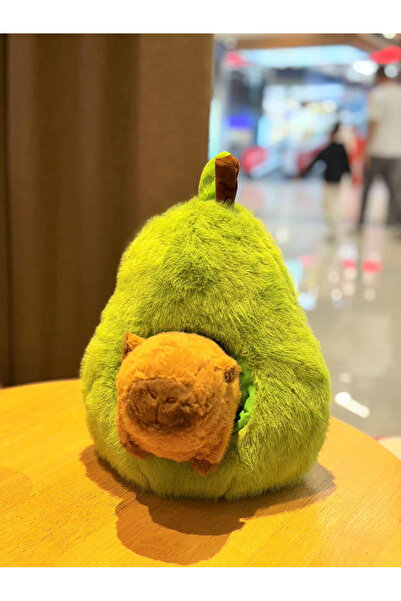 capybara Avokado içinden çıkan kapibara pelüş oyuncak