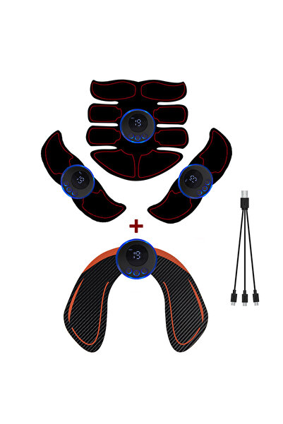 choice2 8pack-3in1andHip USB Rechargable EMS Muscle Stimulator Electric Massa...