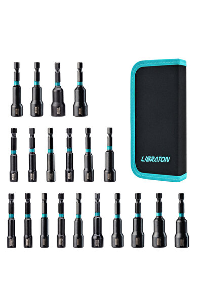 Choice 20PCS Nut Driver Set Libraton Metric and SAE Magnetic Nut Driver Set 2...