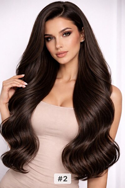 Noname Extensii Weft Azra Crown Extensions - #2 – Șaten închis profund - Indi...