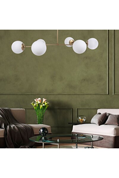 FARİKA Candelabru Galben / Alb