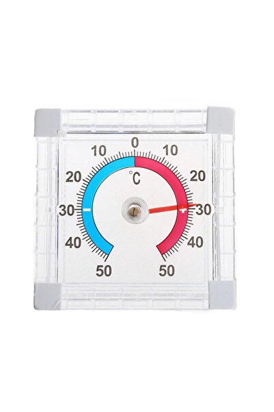 Choice White No Battery Dial Thermometer Indoor Outdoor Window Wall Mount -50...