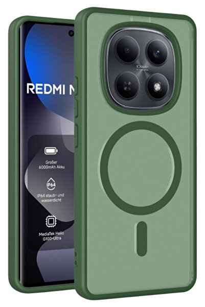 Rivor Redmi Note 15 Pro 4G Uyumlu Kılıf Kamera Yükseltili Magsafe Şarj Özelli...