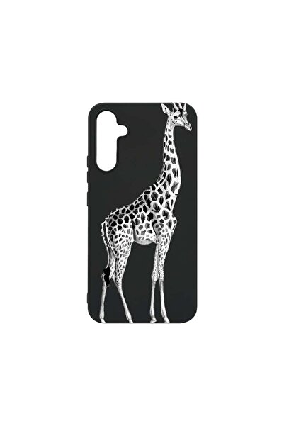 bestcase Калъф, съвместим със Samsung Galaxy A34, Жираф, 0.8 мм тънък, Устойч...