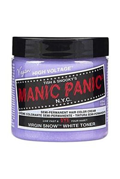 Manic Panic Vopsea Directa Semipermanenta - Classic, nuanta Virgin Snow, 118 ml