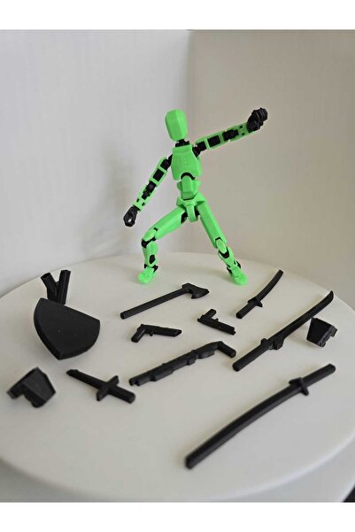 Maketo3D Dummy 13cm Eklemli Aksiyon Robot
