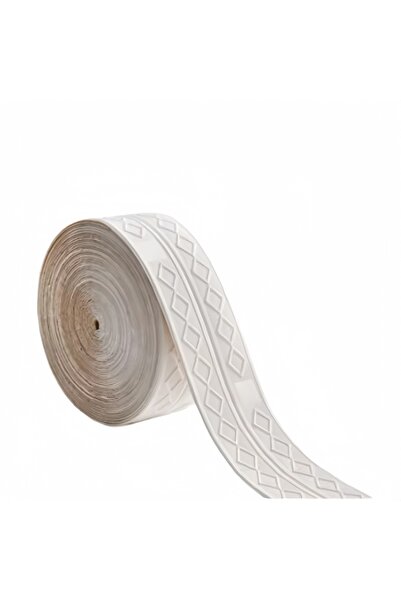 Choice4 14cmx2.3m WHITE 1roll 14cmx2.3m Self Adhesive Wall Skirting Border 3D...