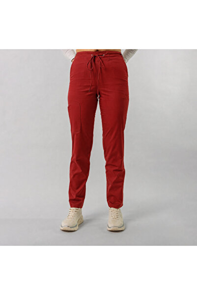 Masstex Ivy Women's Straight Medical Trousers with Drawstring and Zippered Po...