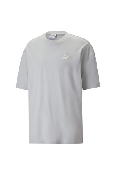 Puma Tricou bărbătesc clasic cu mânecă scurtă, supradimensionat, mărimea M