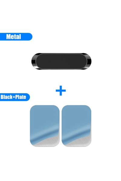 Choice4 Black Strip Metal Magnetic Phone Holder Magnetic Car Phone Holder Sta...